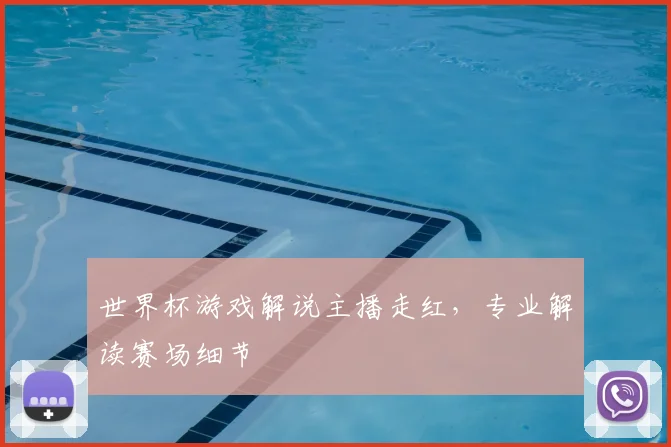 世界杯游戏解说主播走红，专业解读赛场细节